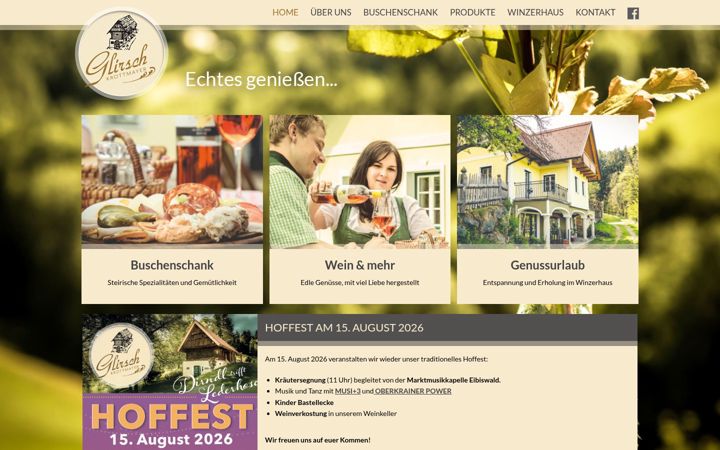 Screenshot of glirsch.at