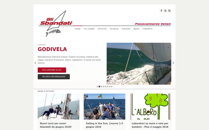 Screenshot of glisbandati.org