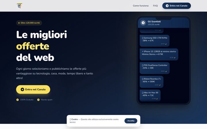 Screenshot of gliscontisti.it