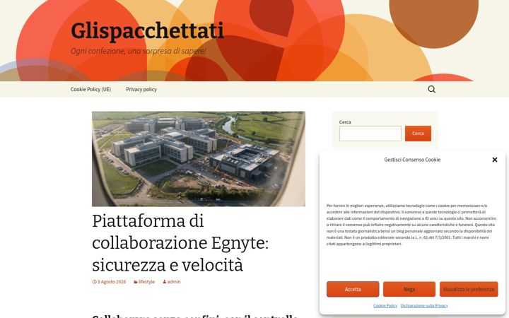 Screenshot of glispacchettati.it