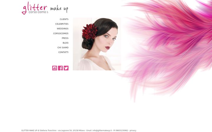 Screenshot of glittermakeup.it