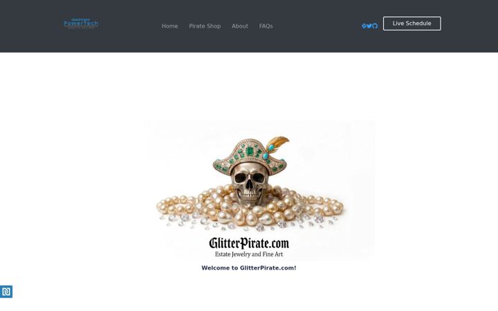 Screenshot of glitterpirate.com