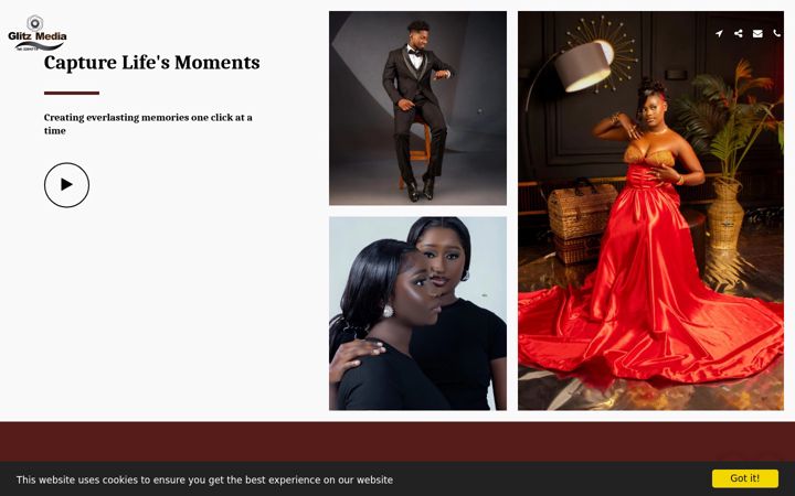 Screenshot of glitz-media-gambia.com