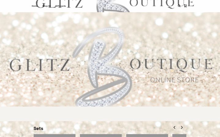 Screenshot of glitzboutique.shop