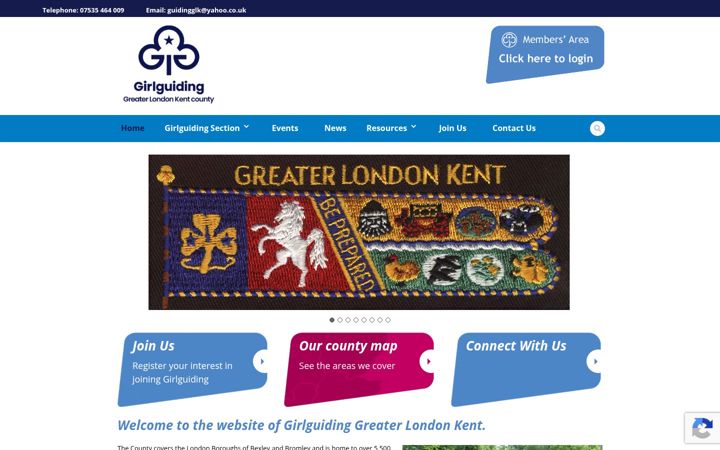 Screenshot of glkguides.org.uk