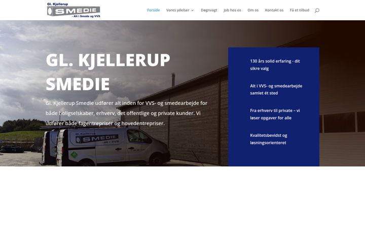 Screenshot of glks.dk