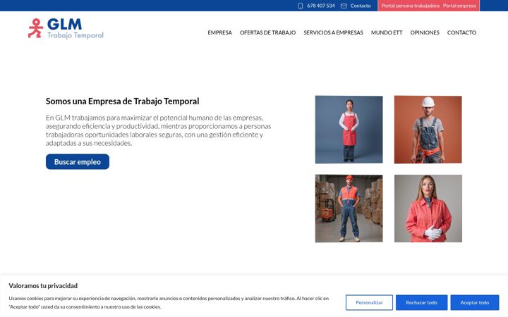 Captura de ecrã de glm-ett-empleo.com