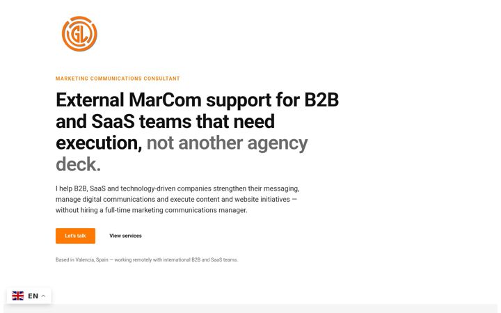 Screenshot of glmarketing.es