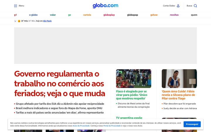 Screenshot of glo.bo