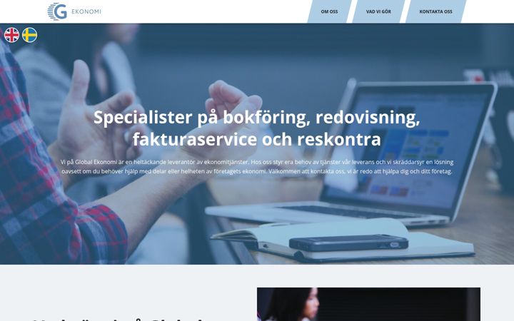 Captura de ecrã de global-ekonomi.se