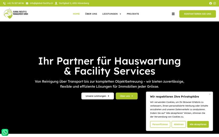 Screenshot of global-facility.ch