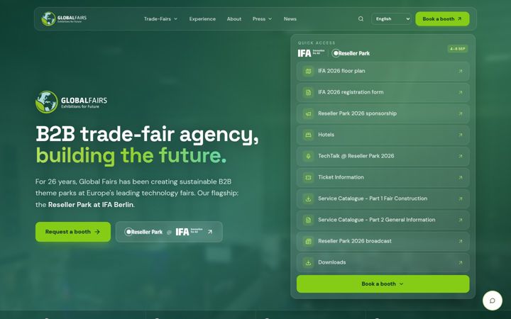 Screenshot of global-fairs.de