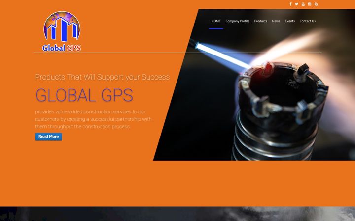Screenshot of global-gps-egy.com