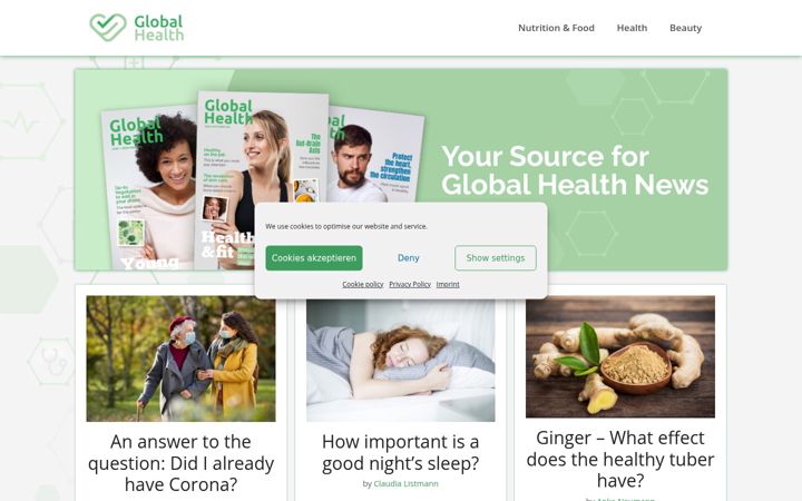 Screenshot of global-health-mag.com