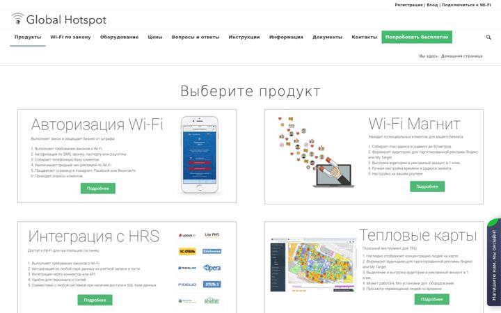 Screenshot of global-hotspot.ru