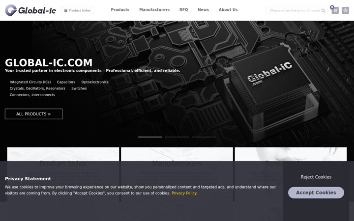 Screenshot di global-ic.com