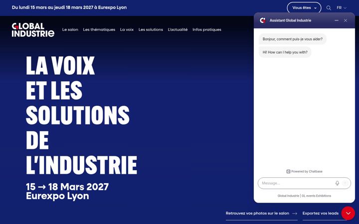 Screenshot of global-industrie.com