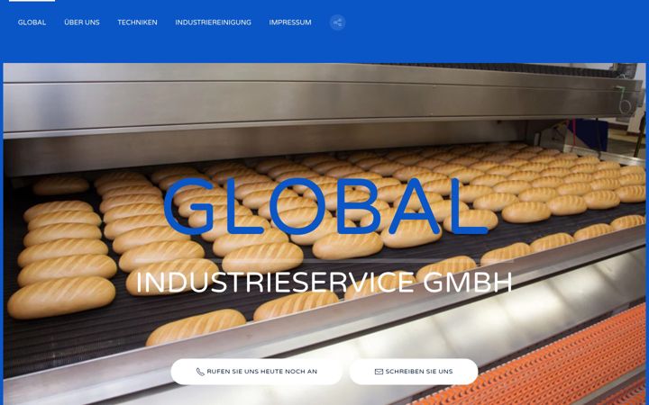 Screenshot of global-industrieservice-gmbh.de