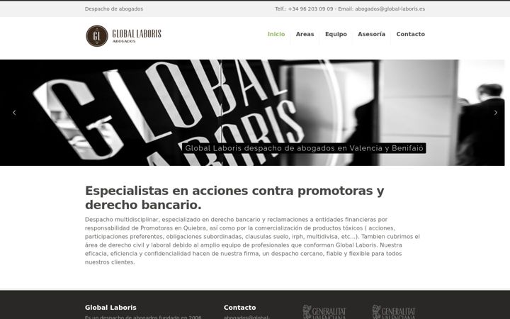 Screenshot of global-laboris.es