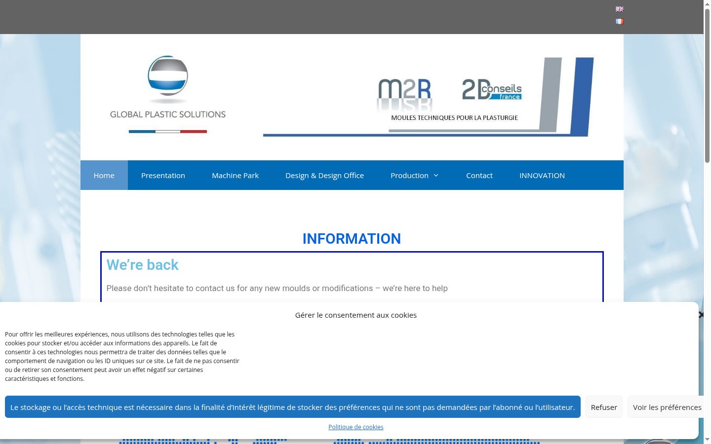 Screenshot des Einwilligungsbanners vor jeglicher Interaktion