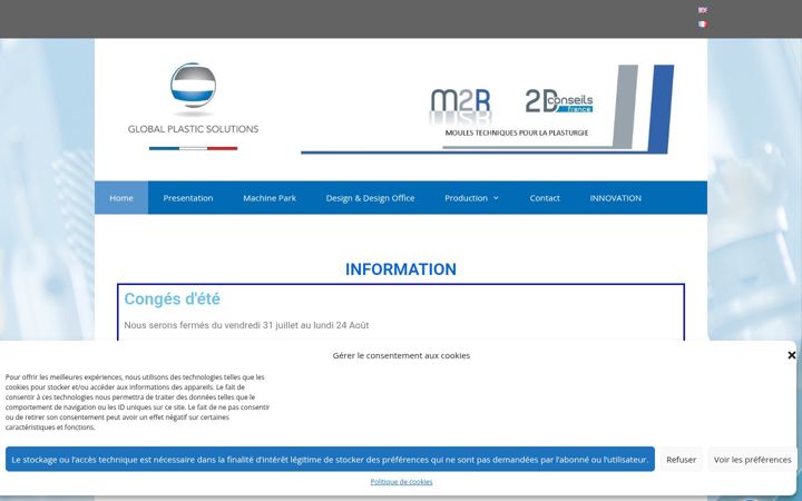 Screenshot of global-plasticsolutions.com