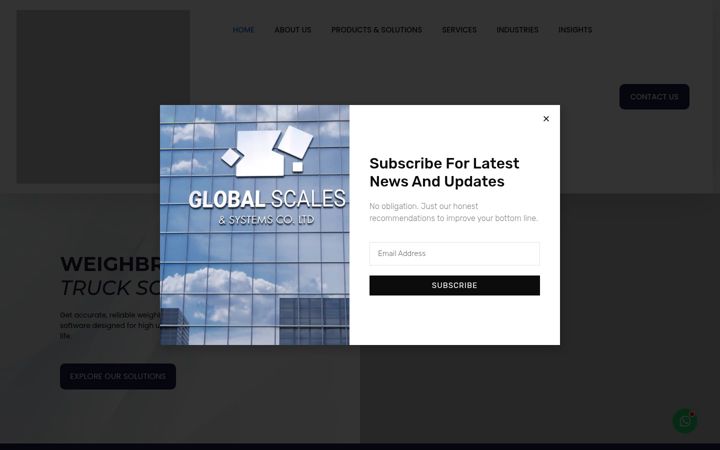 Screenshot of global-scales.com