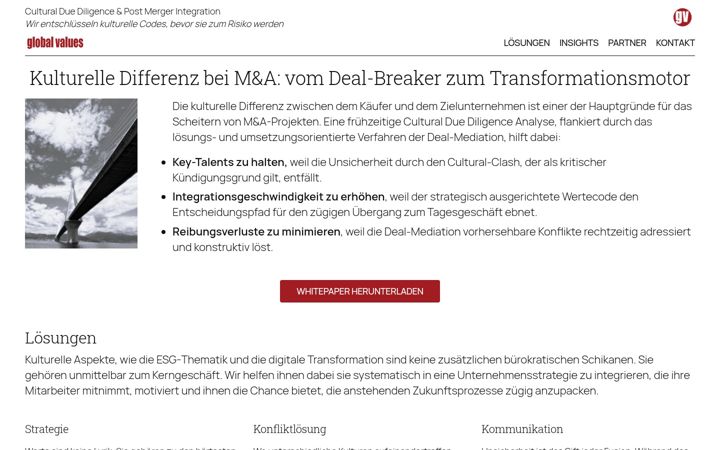 Screenshot of global-values.de