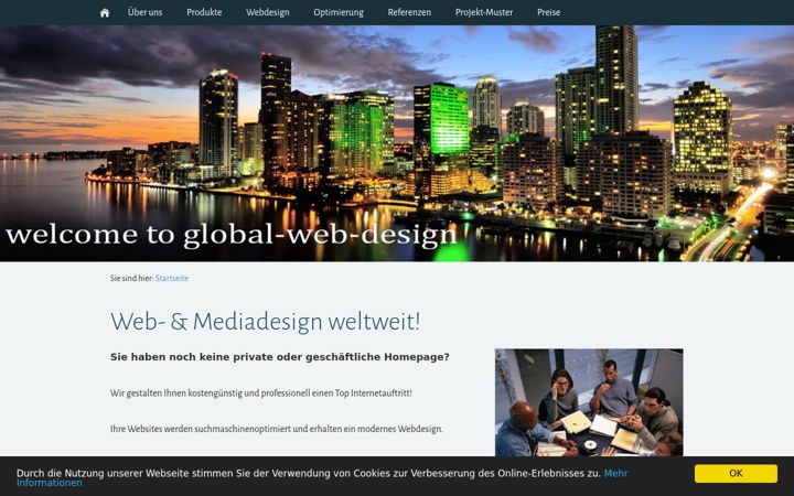 Screenshot of global-web-design.de