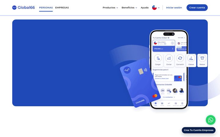 Екранна снимка на global66.com
