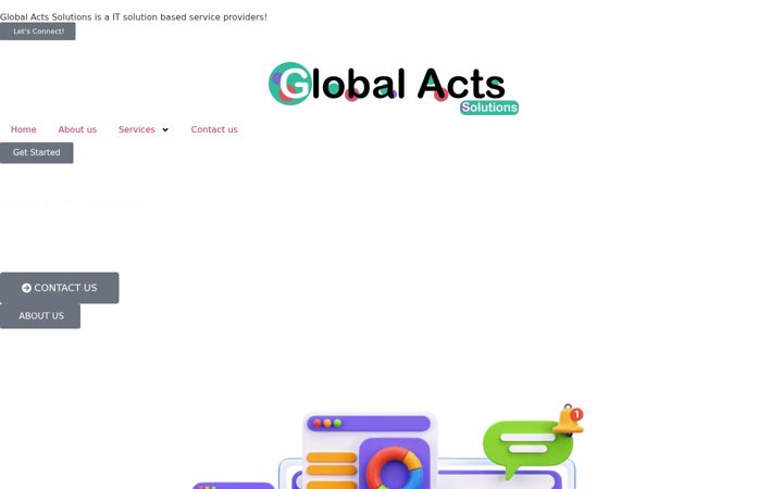 Screenshot of globalactssols.com