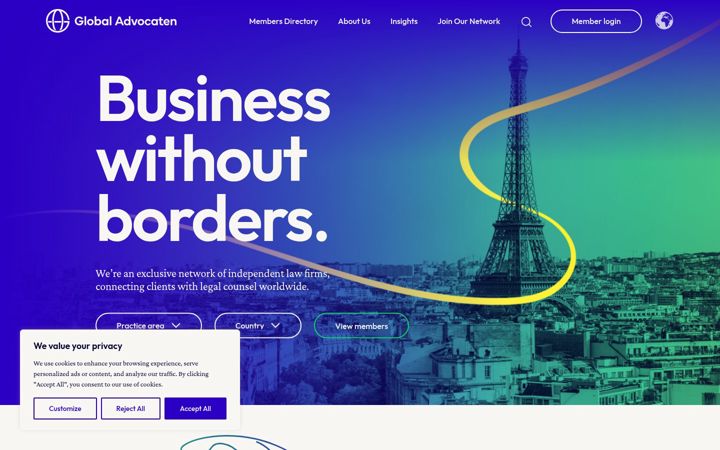 Screenshot of globaladvocaten.com