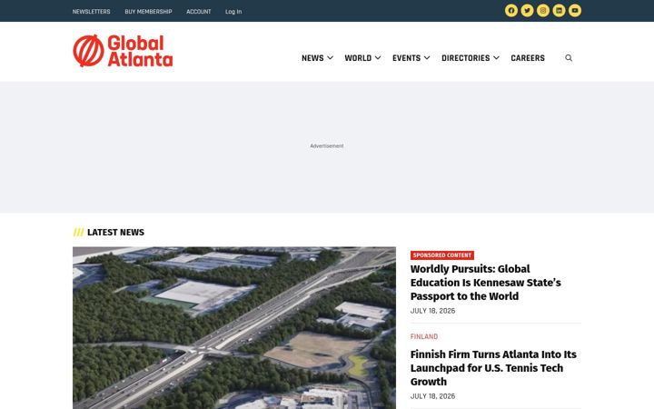 Screenshot of globalatlanta.com