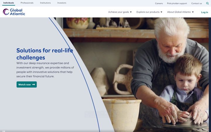 Screenshot of globalatlantic.com