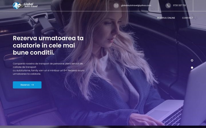 Screenshot of globalautotravel.ro