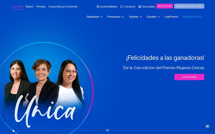 Screenshot of globalbank.com.pa