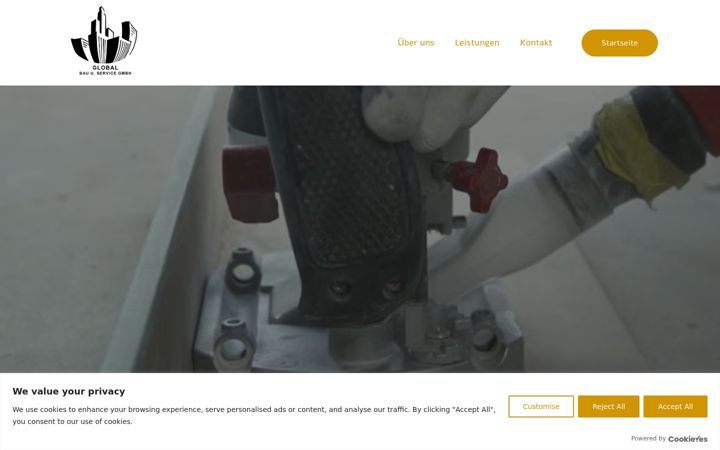 Screenshot of globalbauservice.com