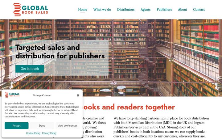 Screenshot of globalbooksales.co.uk