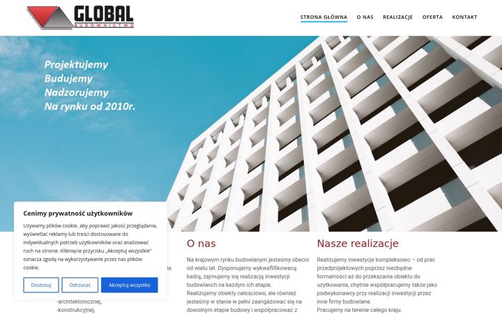 Screenshot of globalbudownictwo.pl