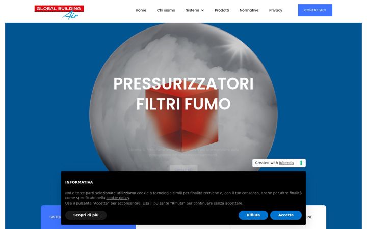 Screenshot of globalbuildingair.it