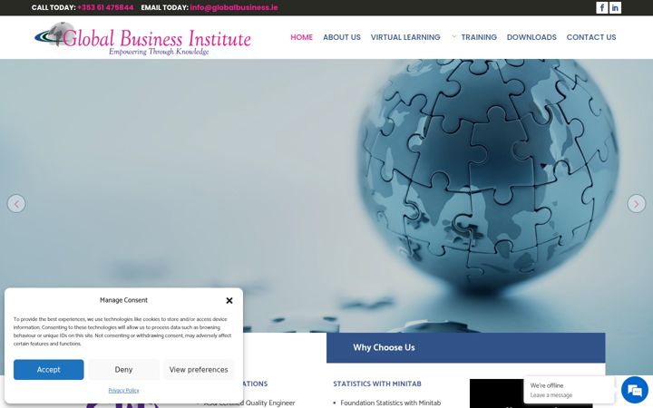 Screenshot of globalbusiness.ie
