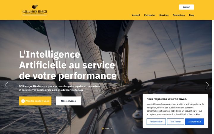 Screenshot of globalbuyingservices.fr
