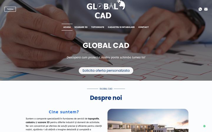 Screenshot of globalcad.ro