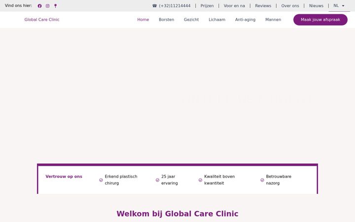 Screenshot of globalcareclinic.com