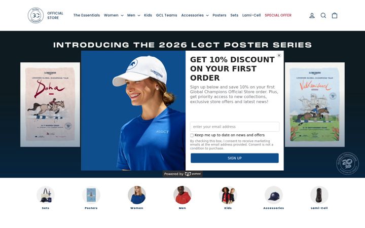 Captura de ecrã de globalchampionsshop.com
