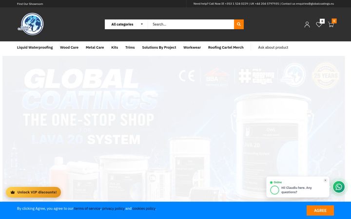Screenshot of globalcoatings.ie