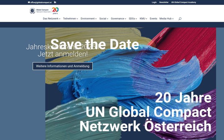 Screenshot of globalcompact.at