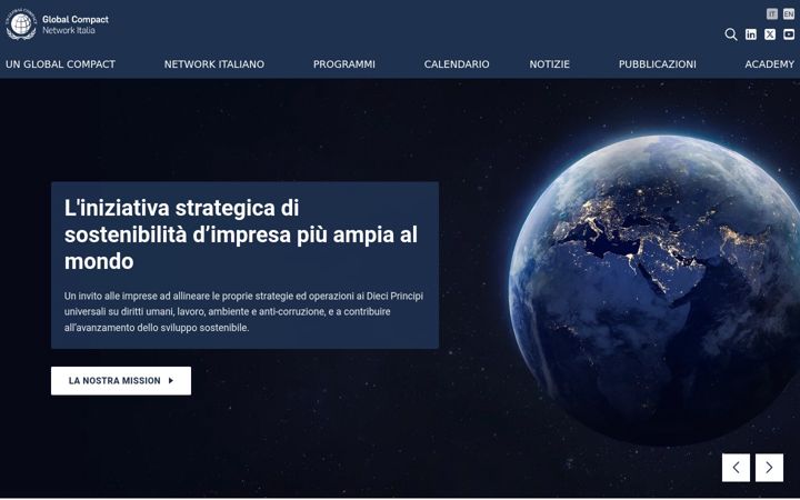 Screenshot of globalcompactnetwork.org
