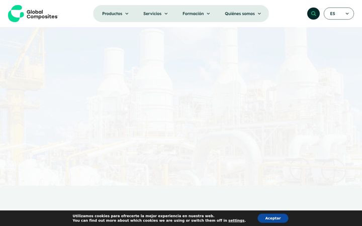 Screenshot of globalcomposites.es