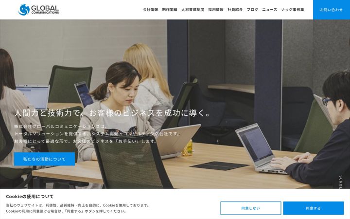 Screenshot of globalcoms.net