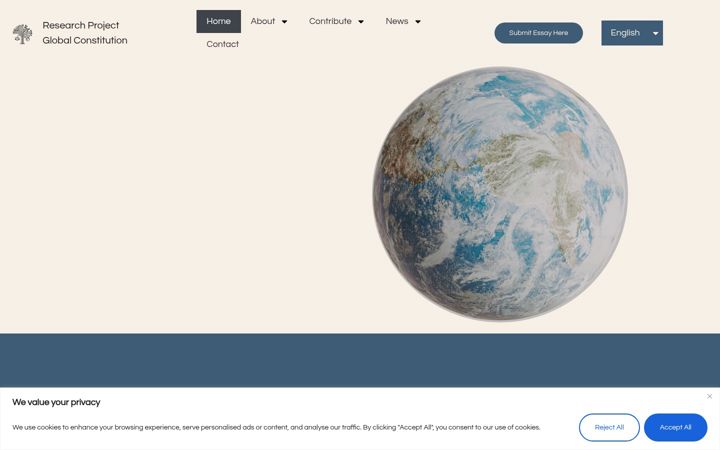 Screenshot of globalconstitution.org